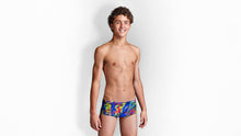 Load image into Gallery viewer, Boys Sidewinder Trunks Paint Smash
