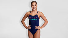 Load image into Gallery viewer, Girls Single Strap One Piece Flood Plain
