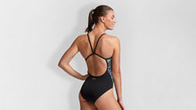 Load image into Gallery viewer, Womens Single Strap One Piece Alien Code
