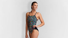 Load image into Gallery viewer, Womens Single Strap One Piece Alien Code
