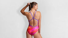 Load image into Gallery viewer, Womens Single Strap One Piece Beach Sunset
