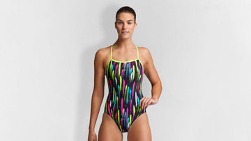 Womens Single Strap One Piece Lippie Launch
