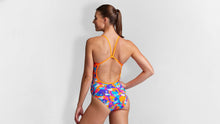 Load image into Gallery viewer, Womens Single Strap One Piece Swim Swan
