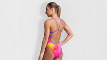 Load image into Gallery viewer, Girls Single Strap One Piece Beach Sunset
