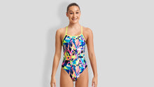 Load image into Gallery viewer, Girls Single Strap One Piece Brush Cuts
