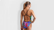 Load image into Gallery viewer, Girls Single Strap One Piece Paint Smash

