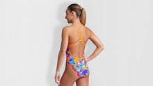 Load image into Gallery viewer, Girls Single Strap One Piece Swim Swan
