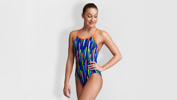 Girls Diamond Back One Piece Fire Cracker