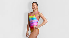 Load image into Gallery viewer, Girls Tie Me Tight One Piece Ocean Ink
