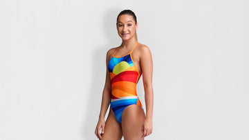 Girls Strapped In One Piece Lost Landing
