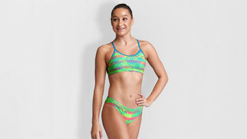 Girls Racerback Two Piece Palm Free