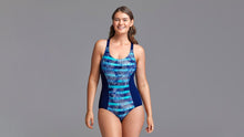 Load image into Gallery viewer, Womens Brace Me Back One Piece Palm Pilot
