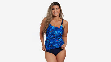 Womens Scoop Neck Tankini Top Fyto Flares