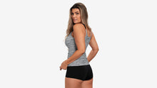 Load image into Gallery viewer, Womens Scoop Neck Tankini Top Ice Current
