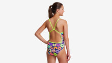 Load image into Gallery viewer, Girls Single Strap One Piece Dunking Donuts

