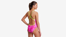 Load image into Gallery viewer, Girls Single Strap One Piece Love Lights
