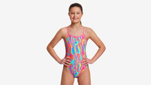 Load image into Gallery viewer, Girls Single Strap One Piece Moon Shine
