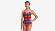 Load image into Gallery viewer, Girls Diamond Back One Piece Lip Service
