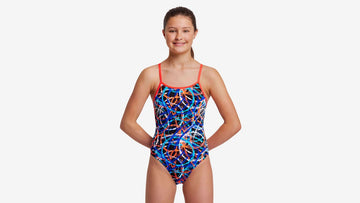 Girls Diamond Back One Piece Spin Doctor