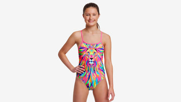 Girls Diamond Back One Piece Pride Power