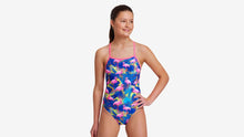 Load image into Gallery viewer, Girls Strapped In One Piece Mingo Magic
