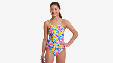 Girls Tie Me Tight One Piece Swirl Stopper