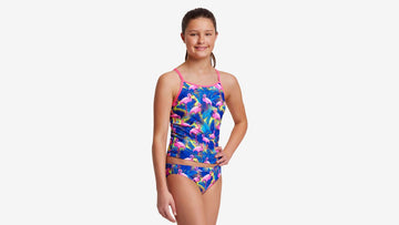 Girls Swim Steady Tankini & Brief Mingo Magic