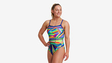 Load image into Gallery viewer, Womens Single Strap One Piece Land Lines
