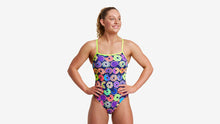 Load image into Gallery viewer, Womens Single Strap One Piece Dunking Donuts
