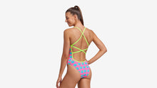 Load image into Gallery viewer, Womens Strapped In One Piece Kiss Kiss
