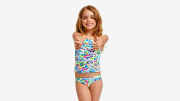 Toddler Girls Swim Steady Tankini & Brief Garden Gift