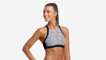 Womens Hi Light Swim Top Ice Current