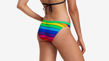 Load image into Gallery viewer, Womens Hipster Brief Rainbow Racer
