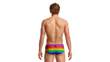 Load image into Gallery viewer, Mens Sidewinder Trunks Rainbow Racer
