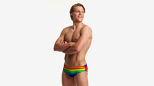 Load image into Gallery viewer, Mens Classic Briefs Rainbow Racer
