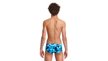 Load image into Gallery viewer, Boys Sidewinder Trunks Hidden Depths

