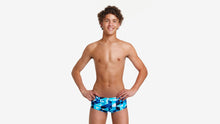Load image into Gallery viewer, Boys Sidewinder Trunks Hidden Depths
