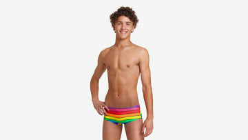 Boys Sidewinder Trunks Rainbow Racer