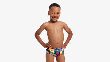 Toddler Boys Printed Trunks Bel Air Beats