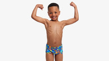 Load image into Gallery viewer, Toddler Boys Printed Trunks Big Cat Bash
