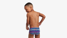 Load image into Gallery viewer, Toddler Boys Printed Trunks Nautical Mile
