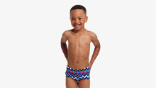 Load image into Gallery viewer, Toddler Boys Printed Trunks Nautical Mile
