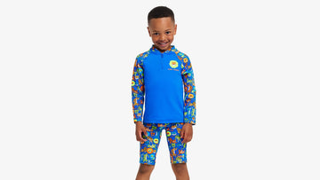 Toddler Boys Zippy Rash Vest Big Cat Bash