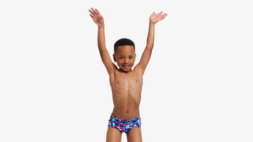 Toddler Boys Printed Trunks Video Star