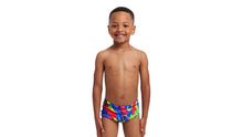 Load image into Gallery viewer, Toddler Boys Printed Trunks Paint Smash
