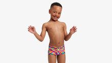 Load image into Gallery viewer, Toddler Boys Printed Trunks Pride Power
