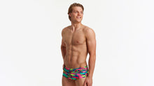 Load image into Gallery viewer, Mens Sidewinder Trunks Bright Bergs

