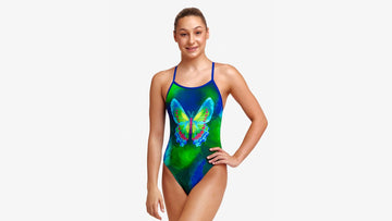Girls Single Strap One Piece Fly Girl Fly