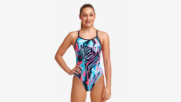 Girls Single Strap One Piece Free Spirit