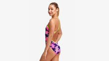 Load image into Gallery viewer, Girls Single Strap One Piece Pop Palms
